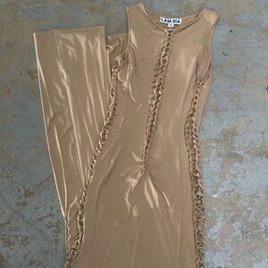 I.AM.GIA Tan Maxi Dress - Chima